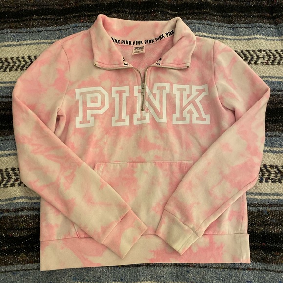 PINK Quarter Zip - Picture 1 of 2